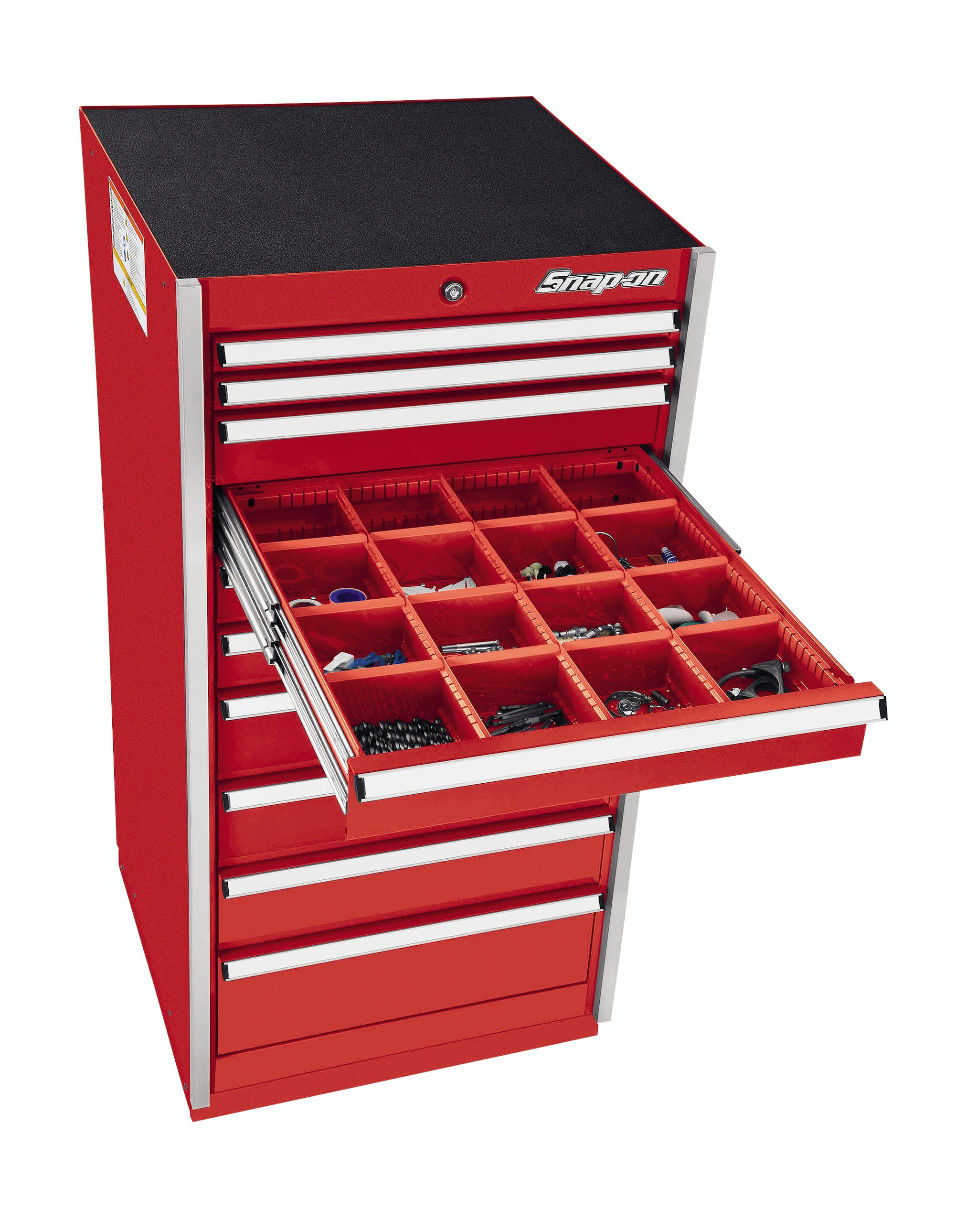 10-Drawer Standard Eye-Level (Red with Brushed Trim) | KSSE101AAPBN 10-Drawer Standard Eye-Level (Red with Brushed Trim) | KSSE101AAPBN